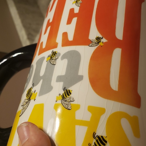 GIANT CRACKER BARREL SAVE THE BEES Planter Mug - Picture 9 of 10